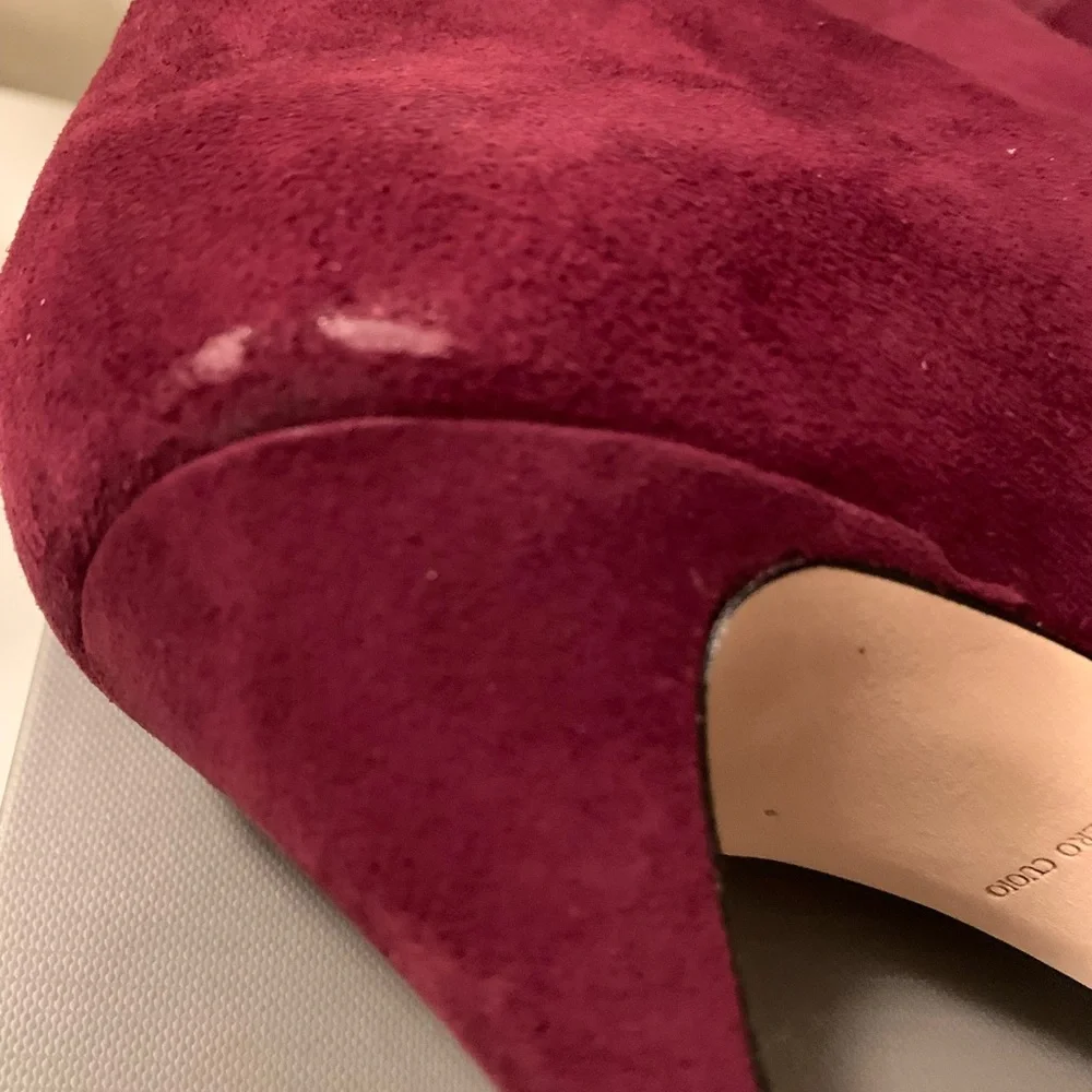Chic KATE SPADE Maroon Ankle Booties - Picture 6 of 6